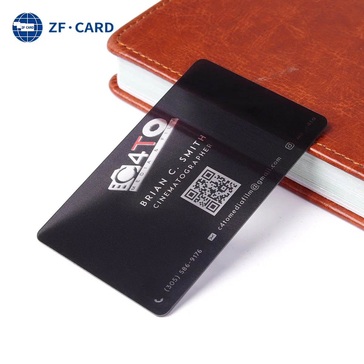 Glossy/Matte Printed Digital Business Card Qr Code NFC Card