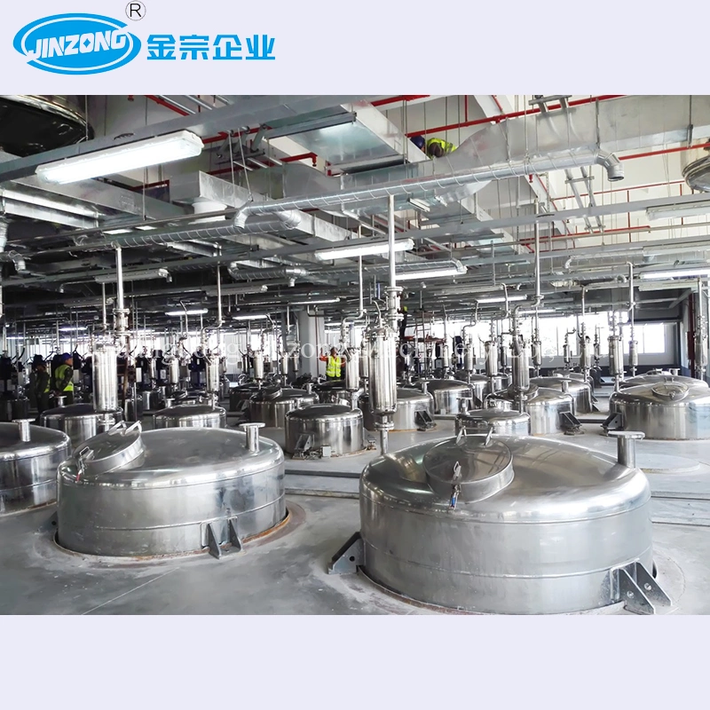 Guangzhou Jinzong Machinery Stainless Steel 18tons Reactor Stirred Tank