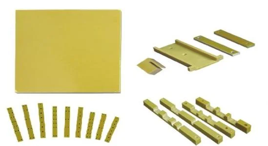 Yellow Color Grade a Epoxy Resin Fiberglass Cloth Sheet Material