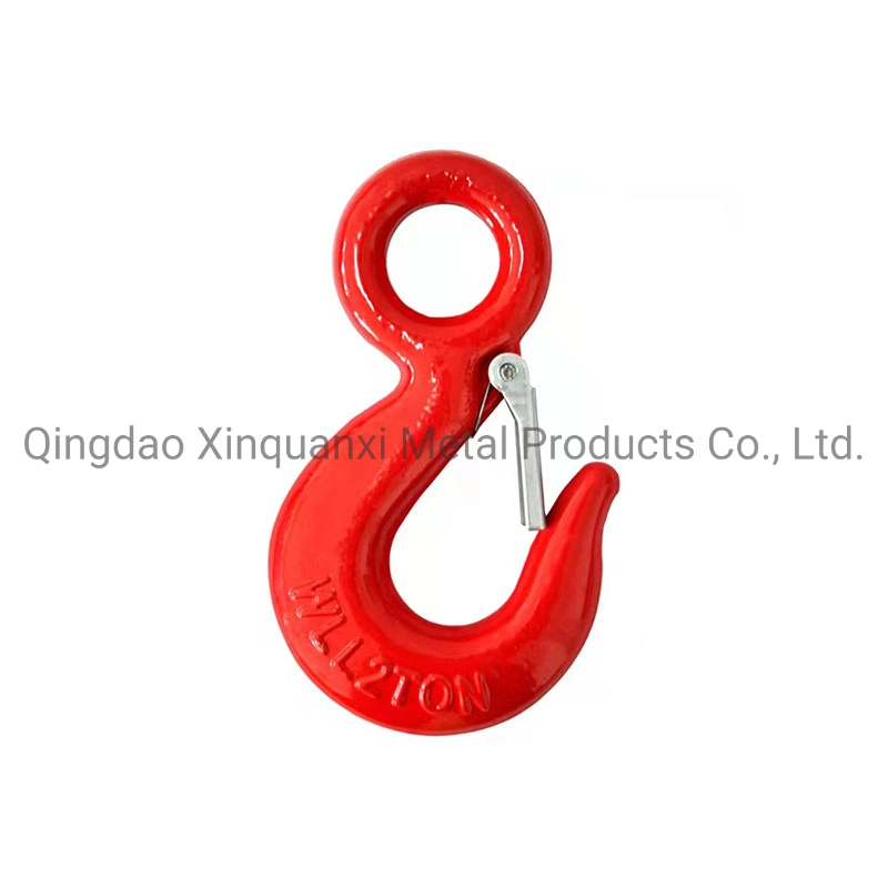 High quality/High cost performance  Zinc Plated Galvanized S-320 Eye Hook Carbon Steel Drop Forged Locking Lifting