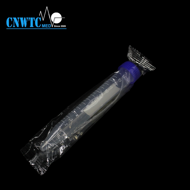 Lab Disposable Plastic 15ml Centrifuge Tube Sterile Falcon Tube with Conical Bottom