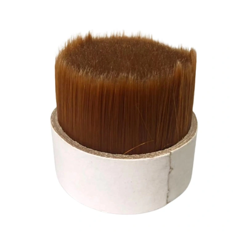 Dark Brown Synthetic Bristle PBT Tapered Filament for Paint Brushes