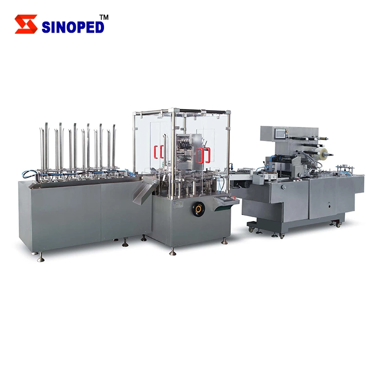 Automatic Vertical Carton Packing Machine Horizontal Automatic Round Bottle Small Box Packing