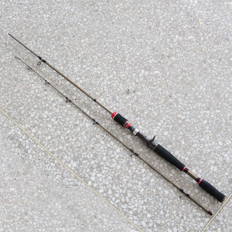 24t Carbon Fiber Baitcasting Rod with EVA Handle