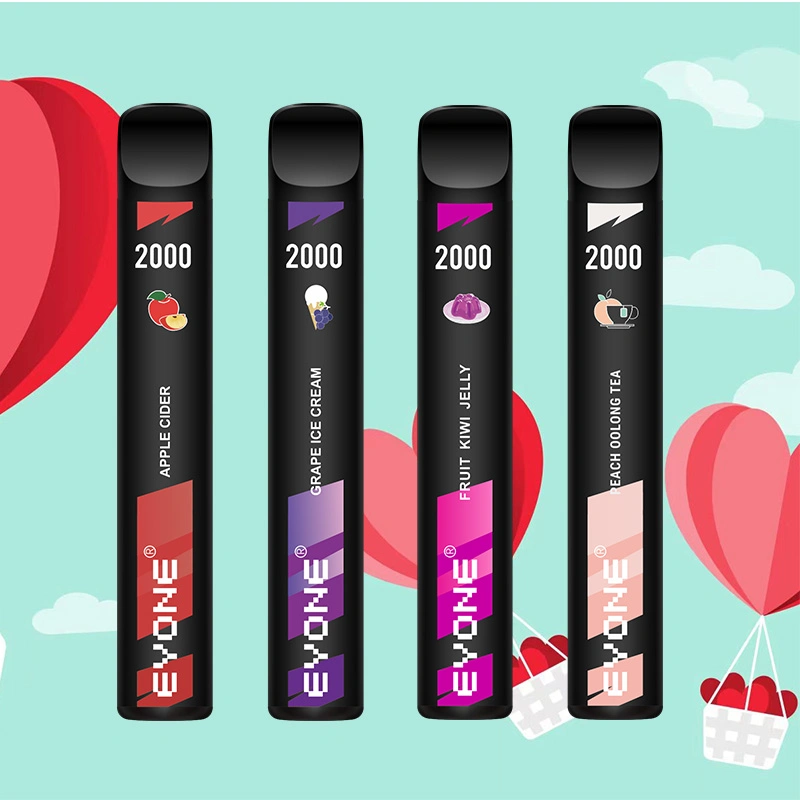 França populares preço de fábrica grossista Caneta Vape Venda Quente Sabor Gosto de fruta Pod 2000 borlas para fumar Bar Vaporizador personalizados e descartáveis de Cigarros