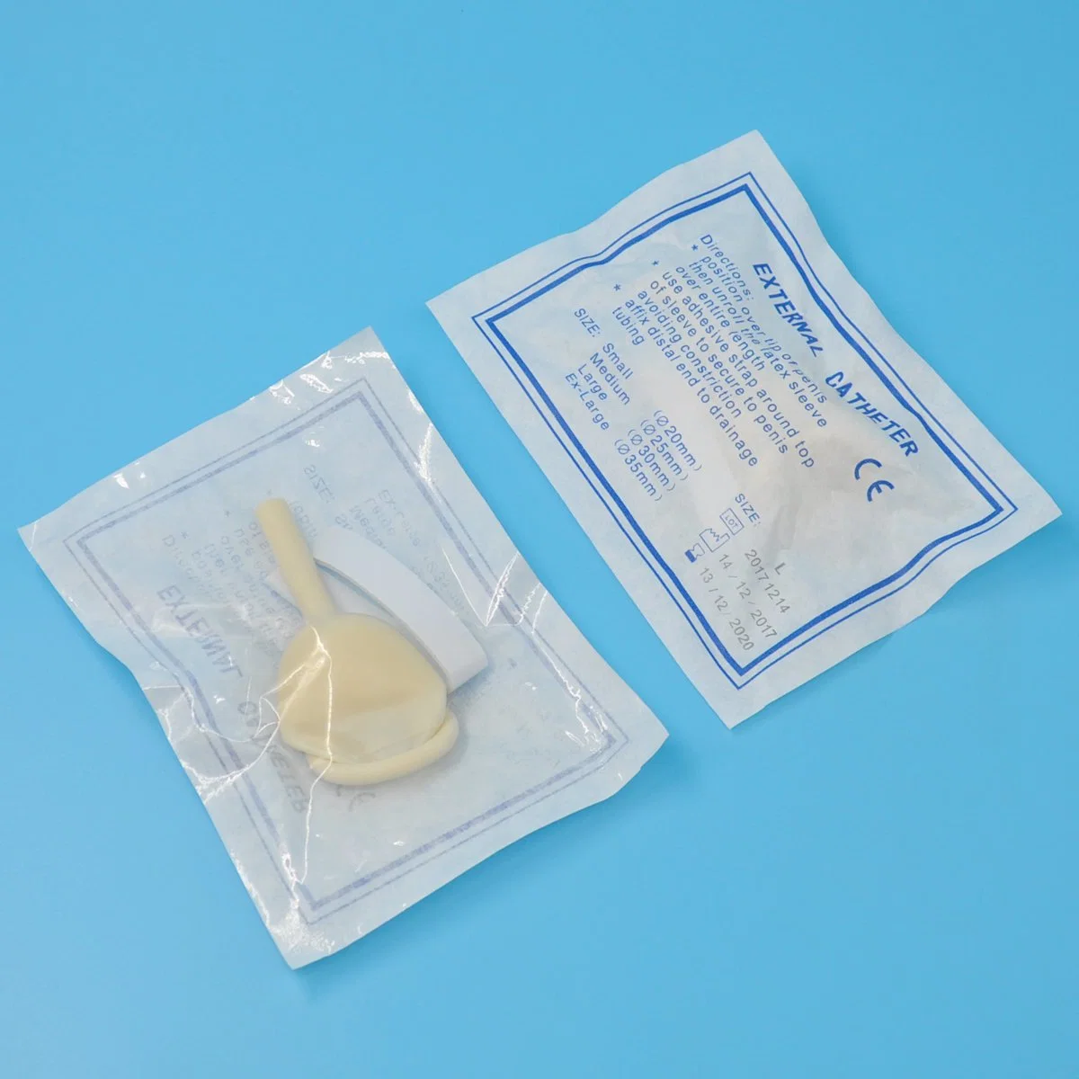 CE Certificated Cheaper Price Latex and Silicone Medical Sterile Disposable Condom Exernal Catheters