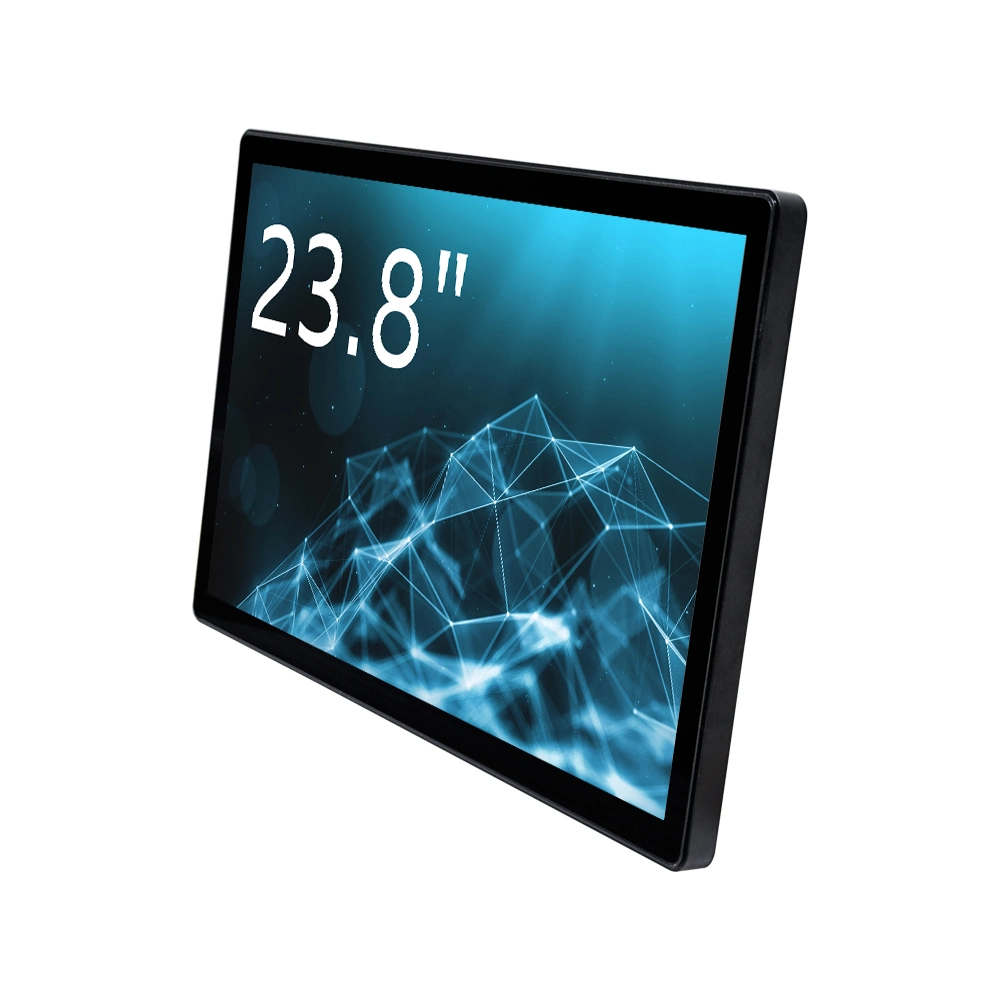 Aio Cjtouch Touch de 23,8 pulgadas todas en un PC Pantalla LCD TFT de bastidor abierto de panel táctil kiosko frente integrado desmontable, nuevo equipo