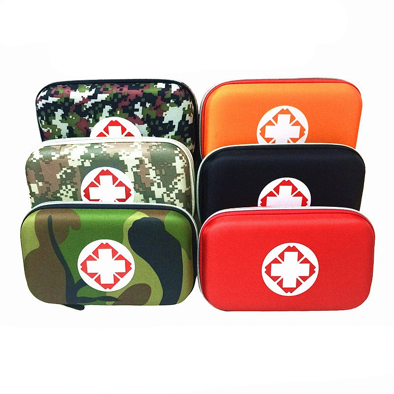 Small Travel First Aid Kit Compact Mini Waterproof Bag with Survival Medical Items for Car, Home, Travel, Hiking, Office, Outdoors, Boat, Camping, Workplace