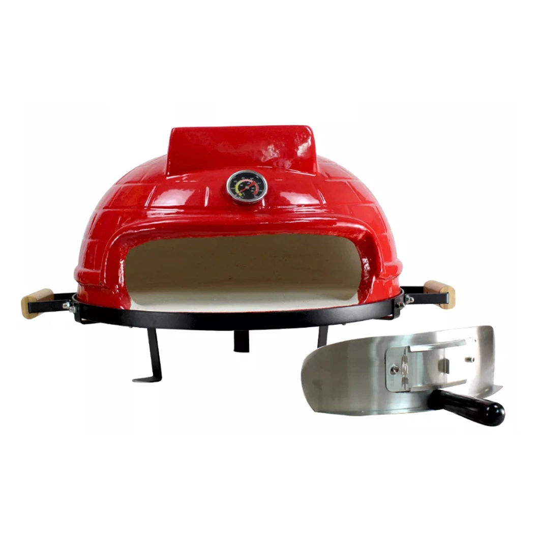 Mini Portable Woodfire Wood Burning Used Brick Mexican OEM Ceramic Bake Round Dome Pizza Oven