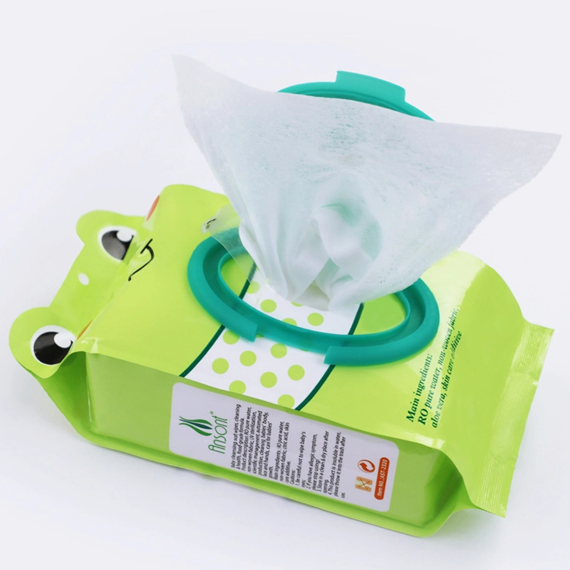 Bio Natürliche Hautpflege Günstige Wet Wipes, Bio Biologisch Abbaubare Baby Wet Wipe