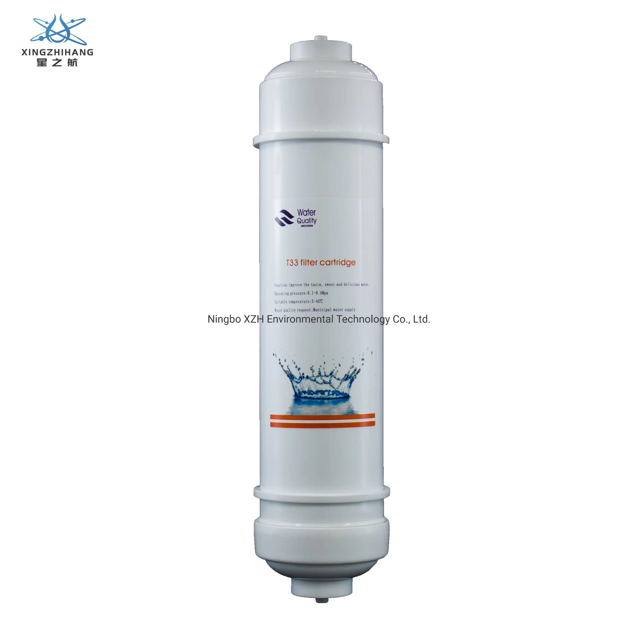 Xzh 10inch Chlorine Test Odor Reduction Cartridge Filter for Water Purifier