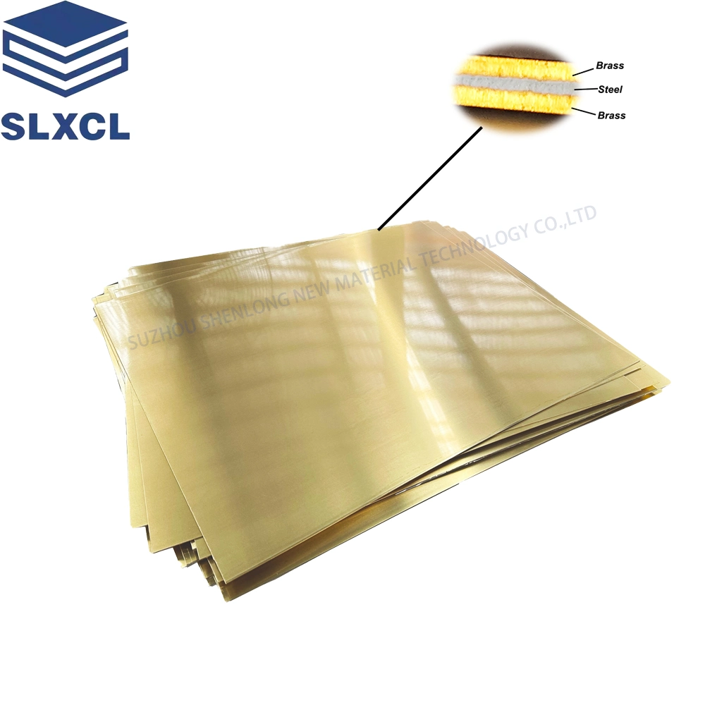 Clean Smooth Dry Brass Clad Steel Sheet/Strip for Leadframe Semiconductor Frame