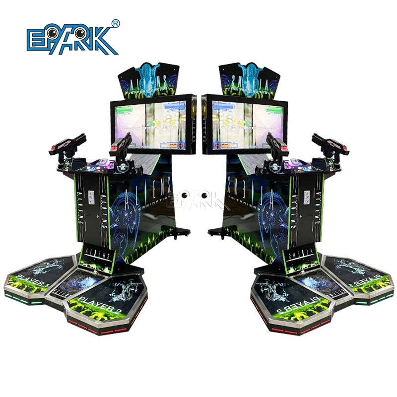 42" Aliens Extermination with Pedal Entertainment Shooting Games Arcade Video Machine