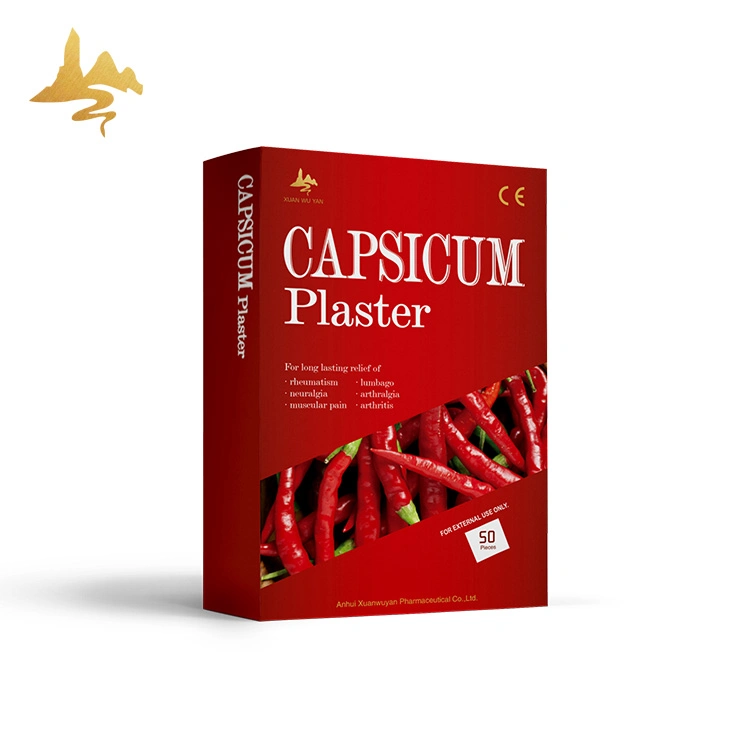 Chinese Traditional Herbal Capsicum Pain Relief Plaster for Elderly