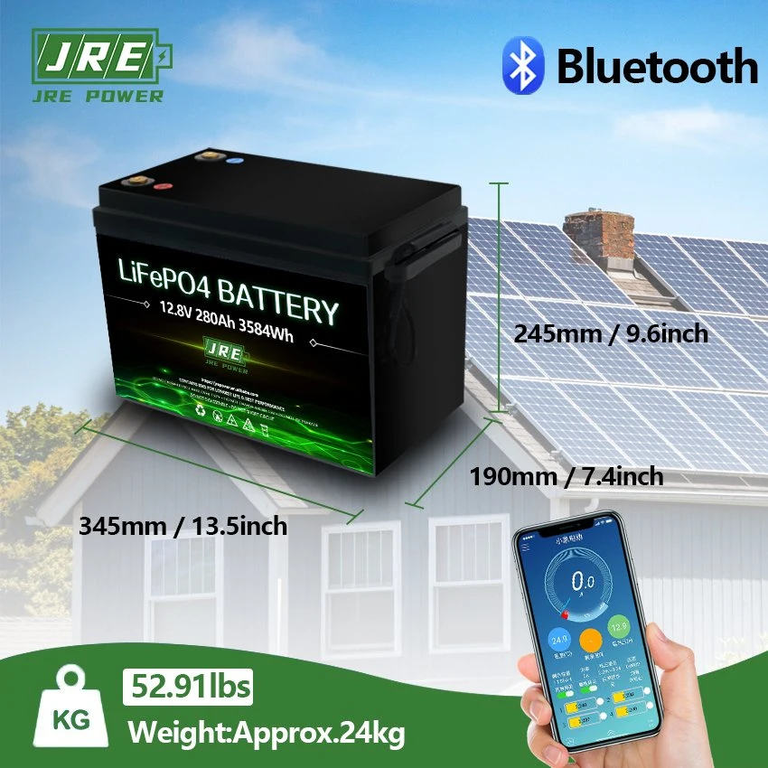 LiFePO4 12V 280ah Battery for Solar Battery Household Solar Energy System