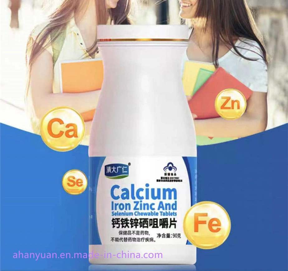 Dietary Mineral Calcium + Iron + Zinc + Selenium Supplements Chewing Tablets