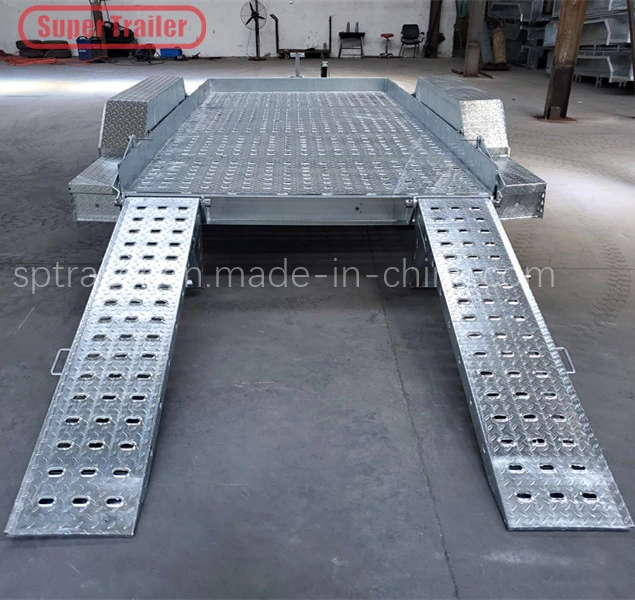 Durable and Galvanized Tandem Axle Plant Trailer