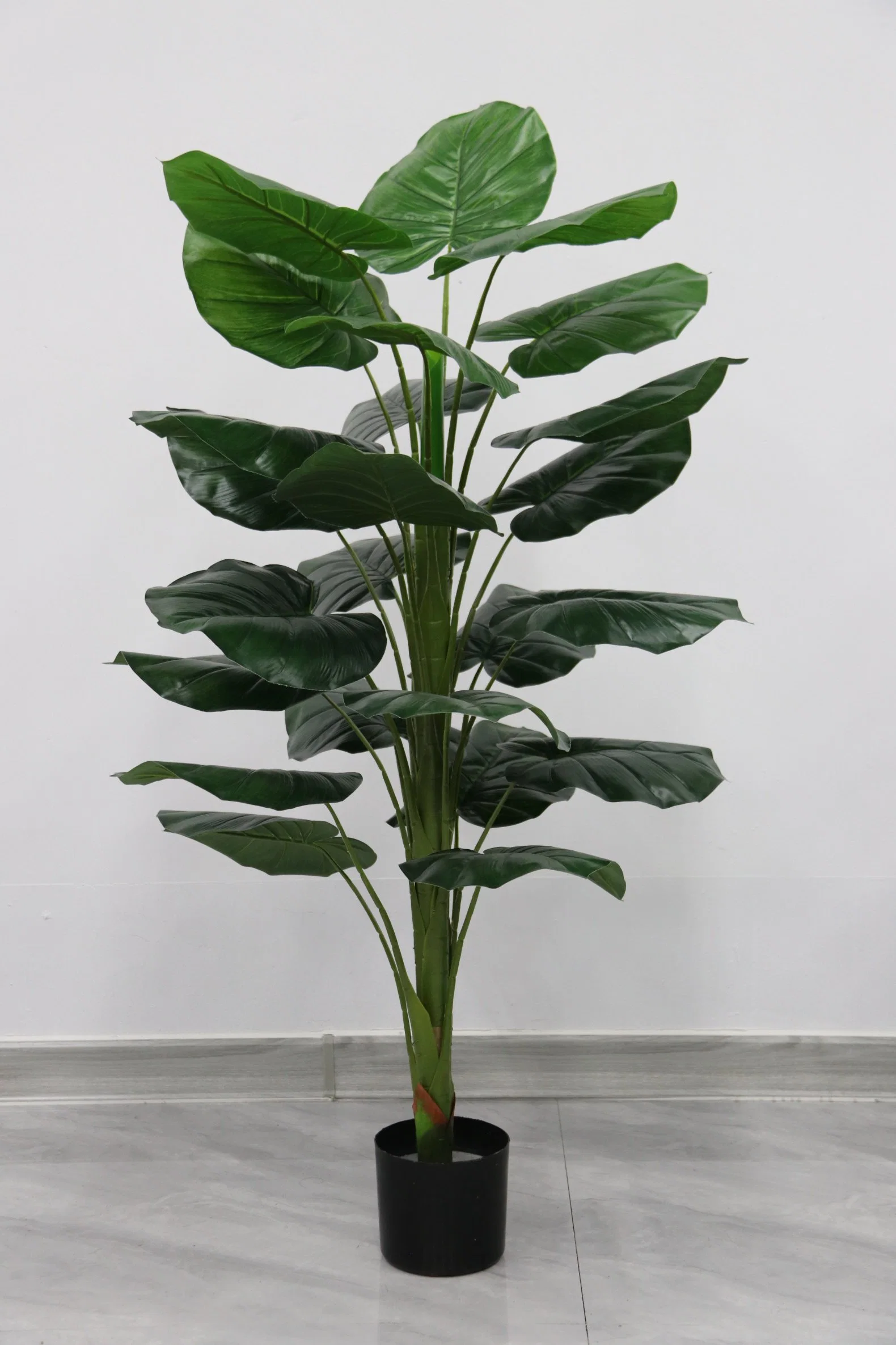 Ins Style Potted Artificial Monstera Leaf Plant for Indoor Home Hotel Decoration Bonsai Tree