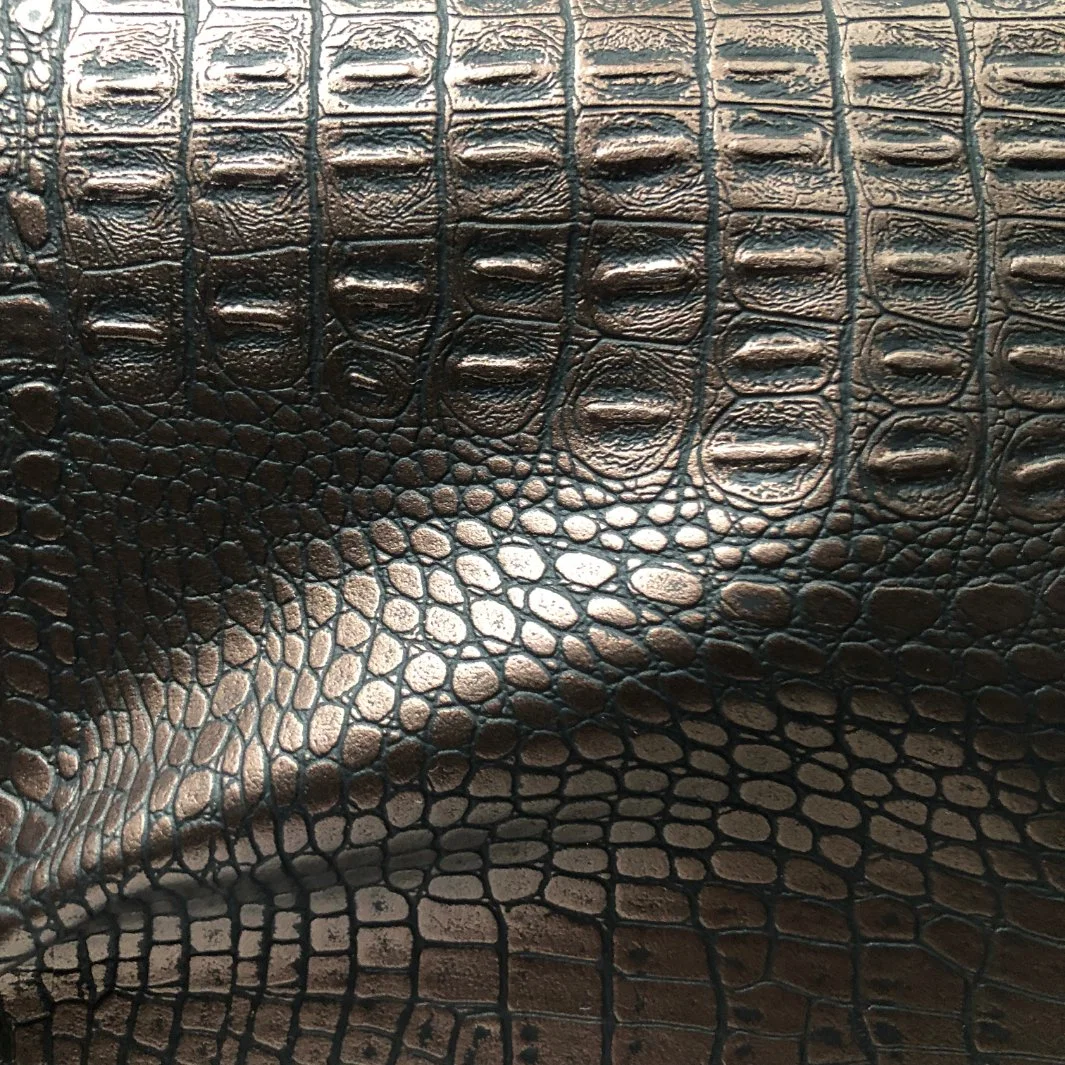 Fabricante de couro artificial sintética de PVC para sofá saco para roupa
