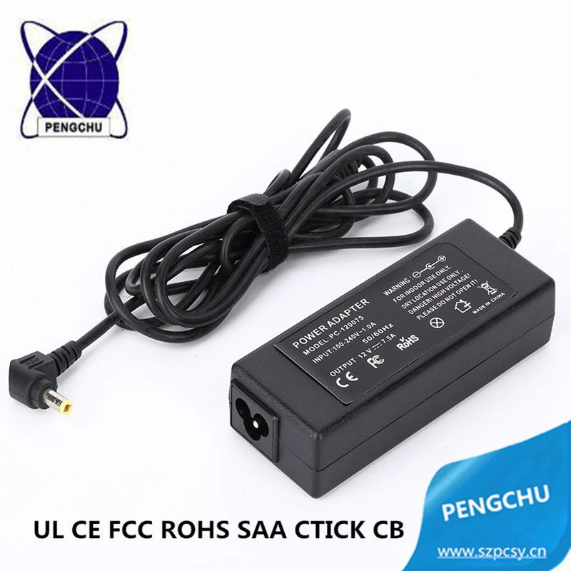 Single Output Replacement Laptop Power Supply 19.5V 4.62A Laptop Power Adapter