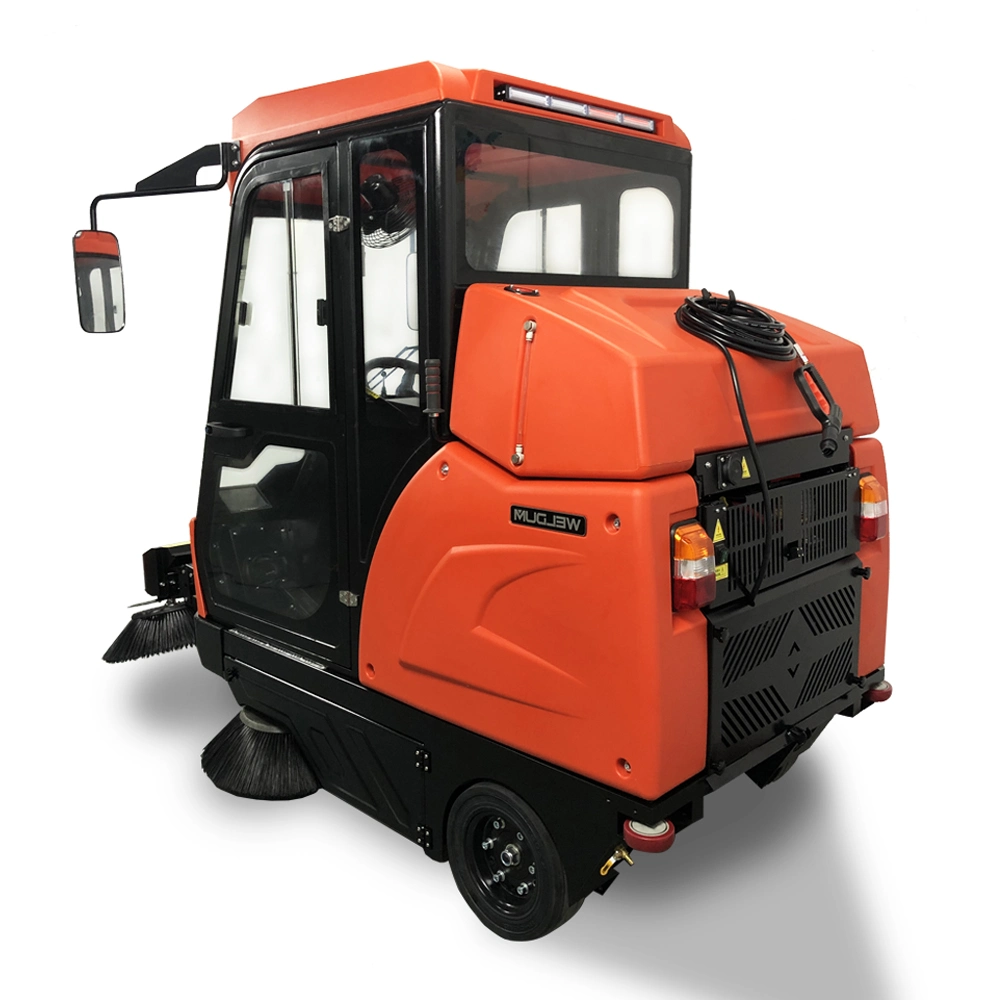 Easy Operation Parking Lot Industrial Electric Floor Vacuum Sweeper