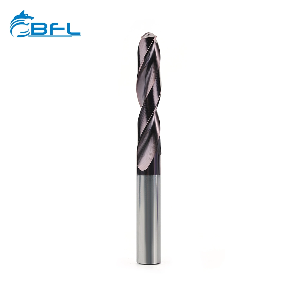 BFL Solid Carbide Twist Bohrer gerader Schaft mit Beschichtung für Metallbohrungen