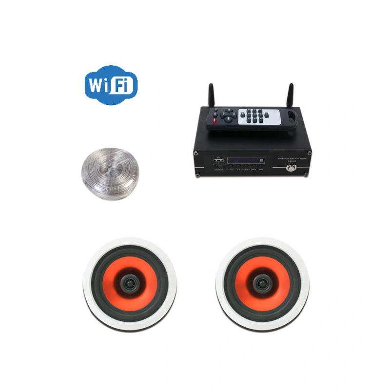 Sh2004 WiFi+Bluetooth 2.1 Home Audio System Active PA Amplifier and Ceiling Speakers