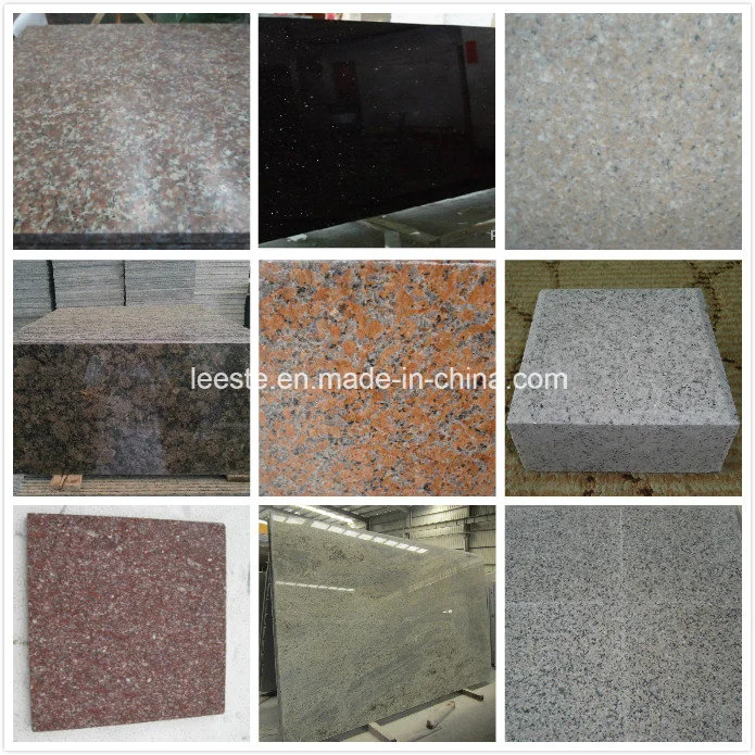 Hellgrau, Rustyellow, Ahornrot, Dunkelgrau etc. Chinesische billige Granit Fliesen und Granit Pflastersteine