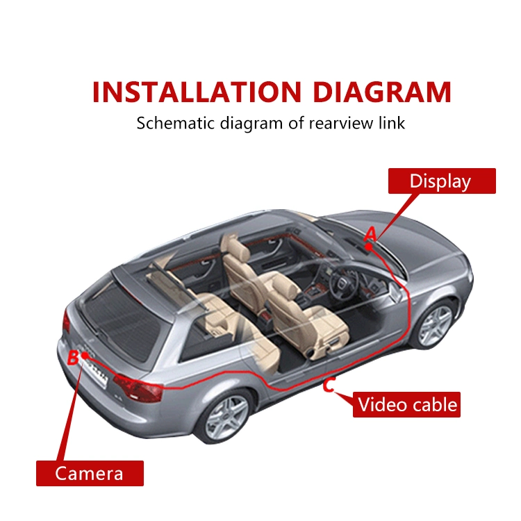 Wemaer Car Parking Camera Rear View Night Vision IR/LED Backup Reverse CCD HD Waterproof Camera