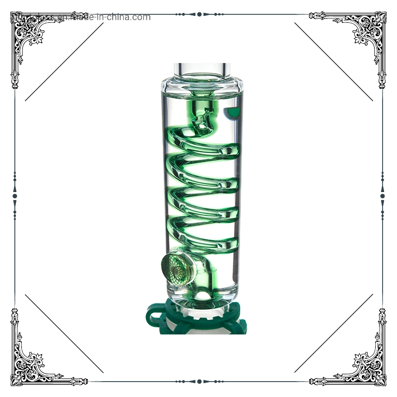 18 Zoll Becher Glycerin Freezable Coil Glass Pipe Heady Glass Rauchpfeife 8 Arme Baum Perc 3 Farben Glas Wasser Rohrgroßhandel