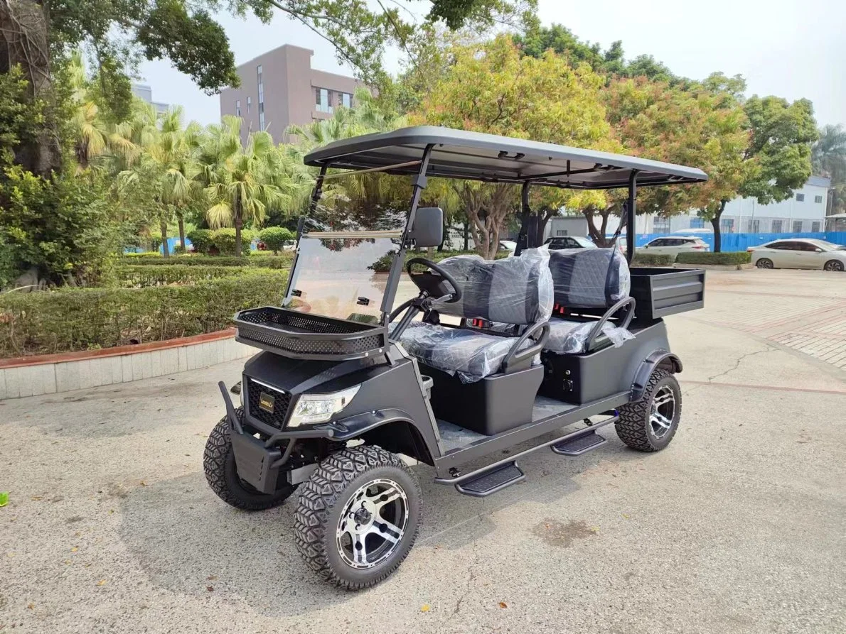 2-4 Seater Electric Golf Car Platform Lorry with Cargo Golf Car