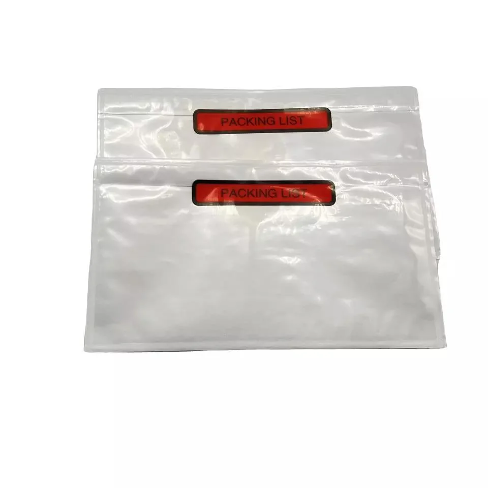 High quality/High cost performance Basic Customization Clear Plastic Mailing Envelopes Packing List