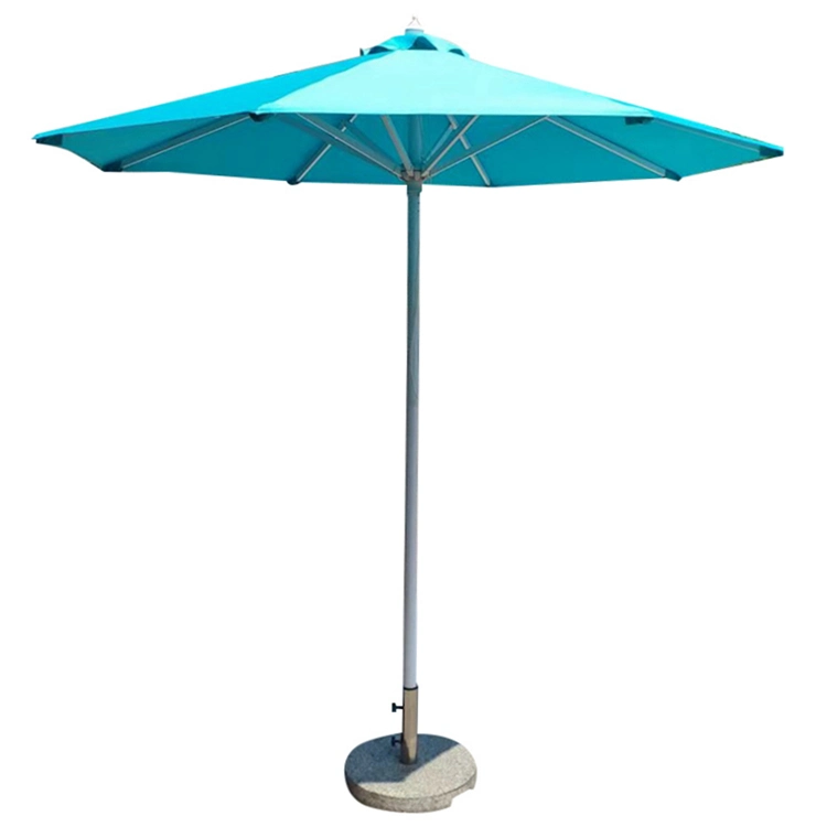 Factory Wholesale/Supplier Wooden Finish Aluminium Frame Parasol Patio Umbrella