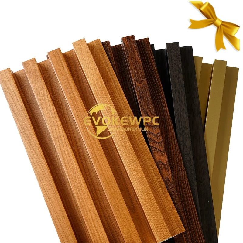 Evokewpc Hot Sell Waterproof WPC Panel de pared tubo cuadrado hueco Para panel de pared interior WPC