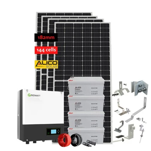Sistema de energía solar renovable de 3kw 5kw 10kw con paneles fotovoltaicos y aerogenerador para el hogar con precio de paneles solares
