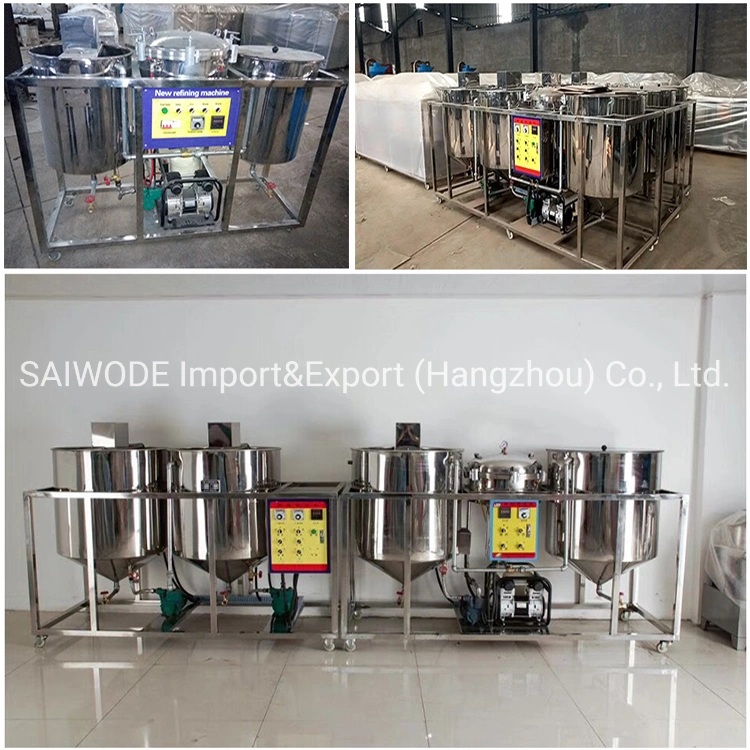 500kg/D Small Sesame Peanut Coconut Oil Refining Plant