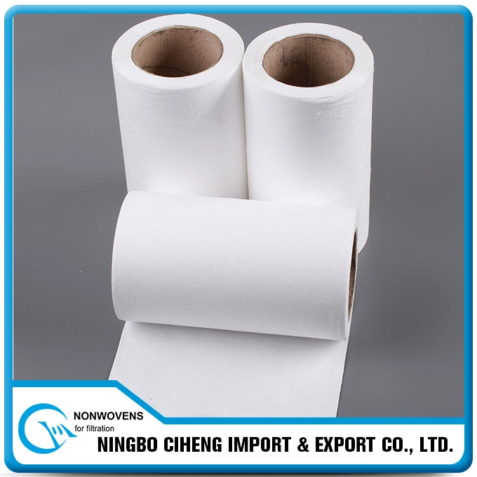 China Manufacturer PP Nonwoven White HEPA Car Air Filter Paper Rolls