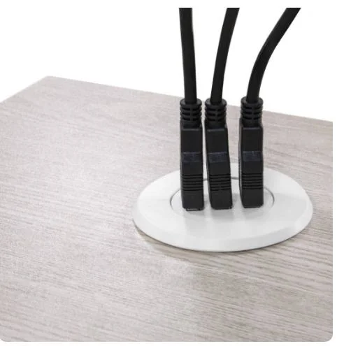 3 puertos USB 2.0 hub para el escritorio blanco