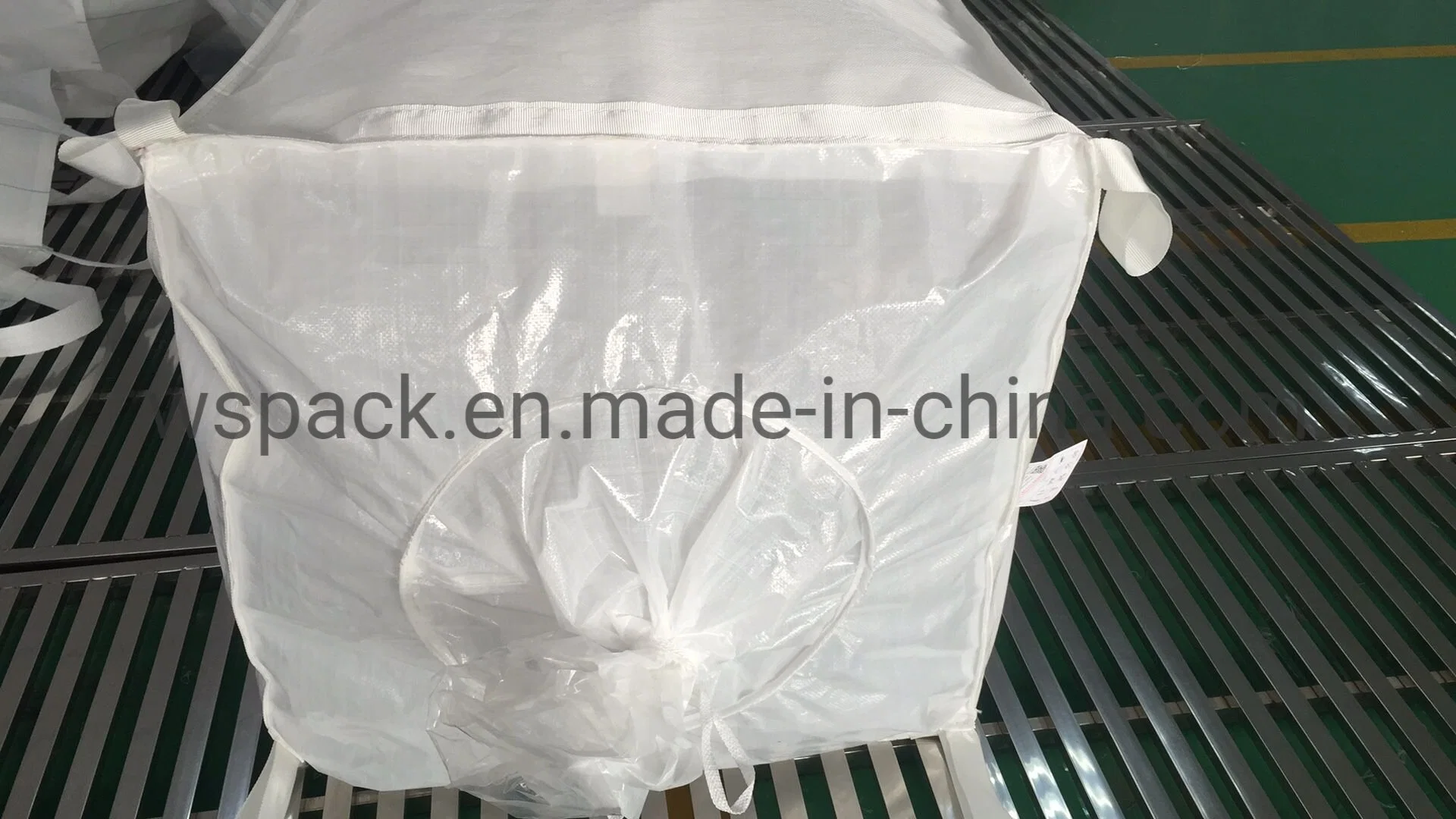 Document Pocket on Top PP Jumbo Bag Bulk Bag Ton Bag FIBC Bag Supplier Plastic Bag Hot Sale Good Quality Printing Logo for Free