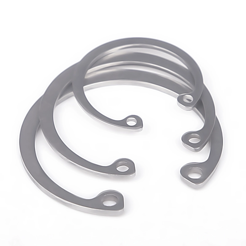 Custom SUS 304 316 Retaining Washer C Type Hole Internal Circlips Retaining Rings