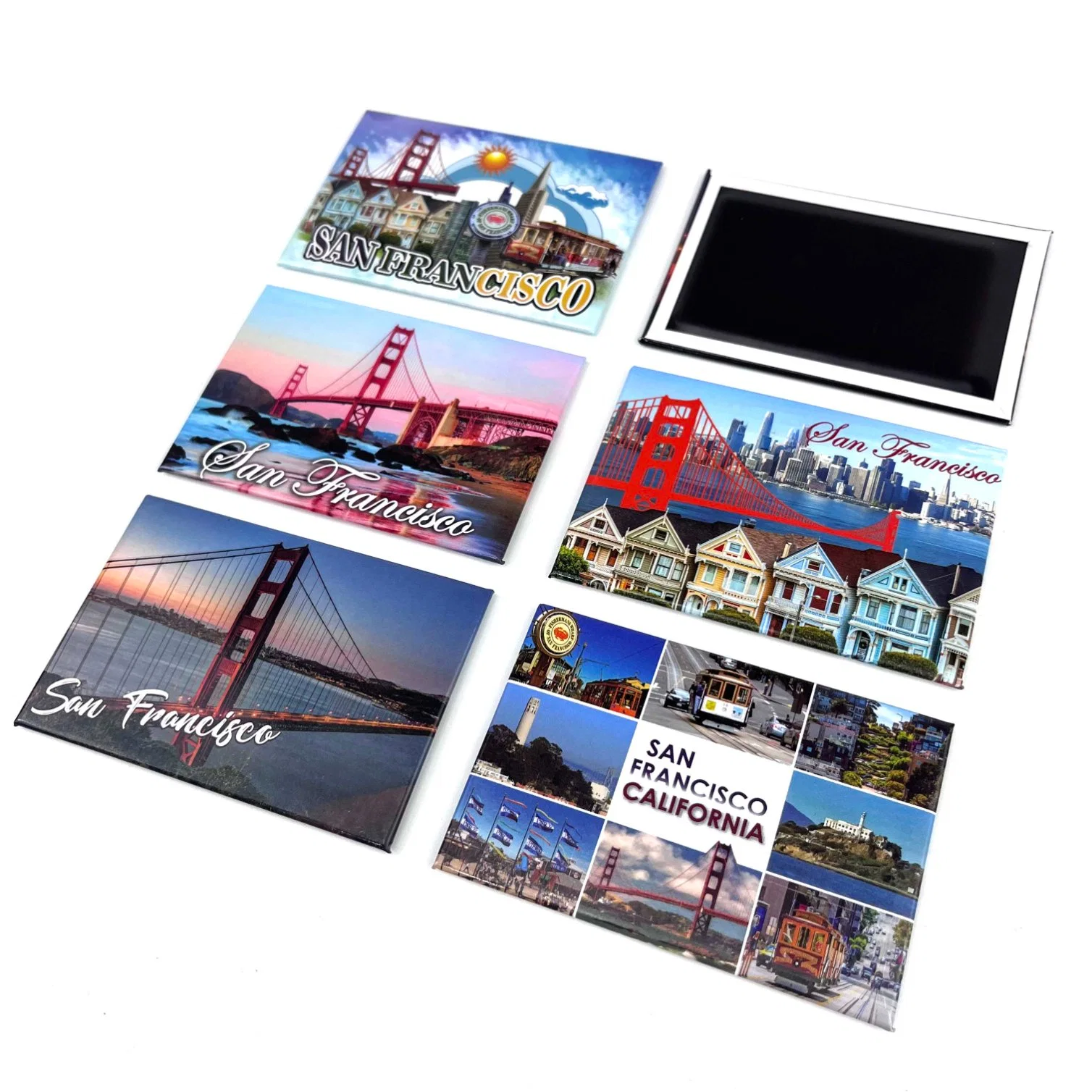 Tourist Souvenir USA Venice Beach Photo Tinplate Magnets Gift Custom Own Design Metal Tin Fridge Magnet From Around The World