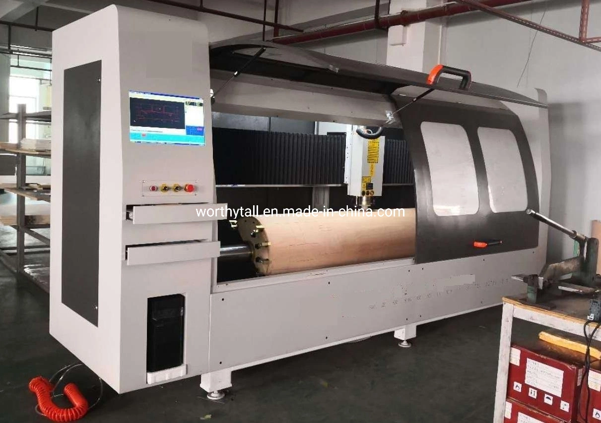 El contrachapado curvado troqueladora rotativa CNC