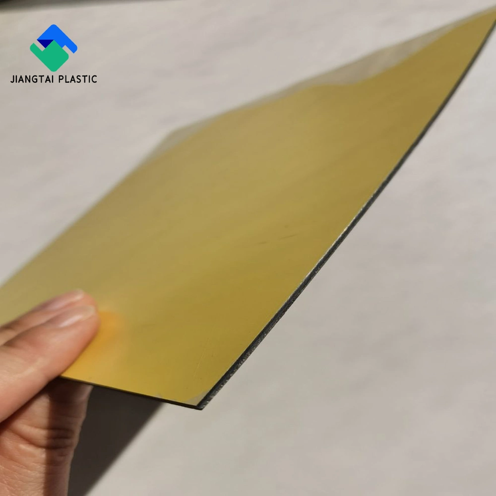 Jiangtai Corte grabado láser de doble hoja de plástico ABS de color para firmar los materiales