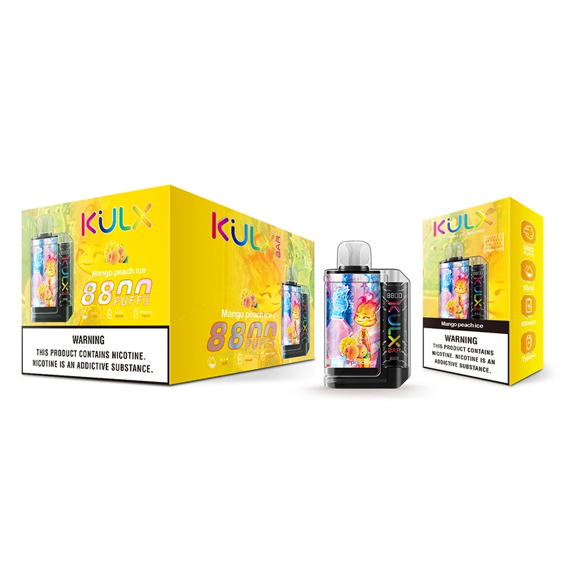 Kulx 8800puffs OEM ODM cigarros e-descartáveis por grosso vs Fume ESCO Barras Randm