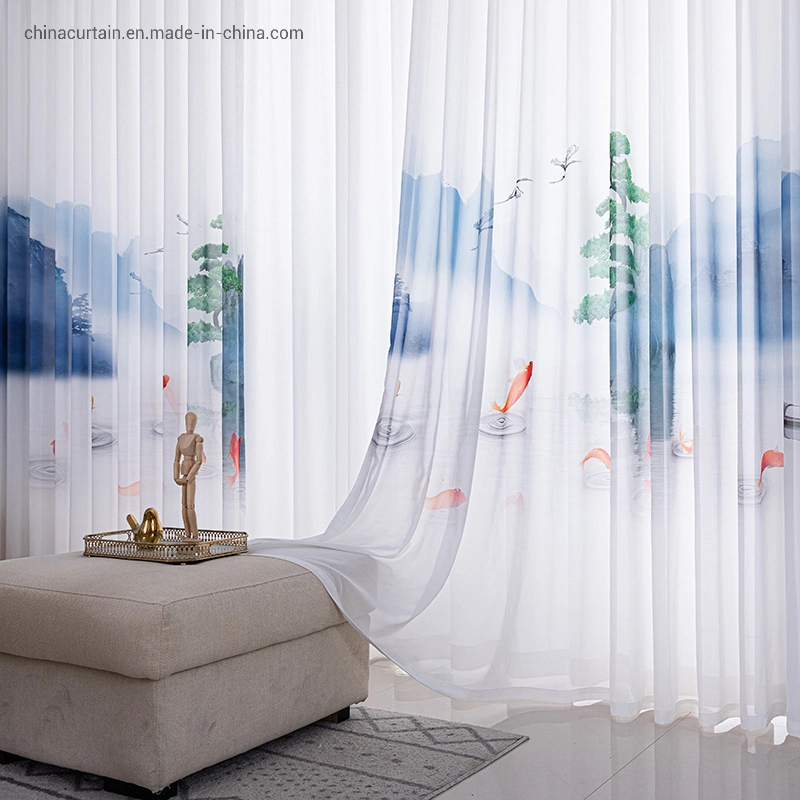 Polyester 3D Printed Window Curtain