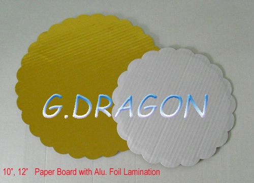 Corrugated Sturdy Silver or Gold Cake Board (GD-PL1004)