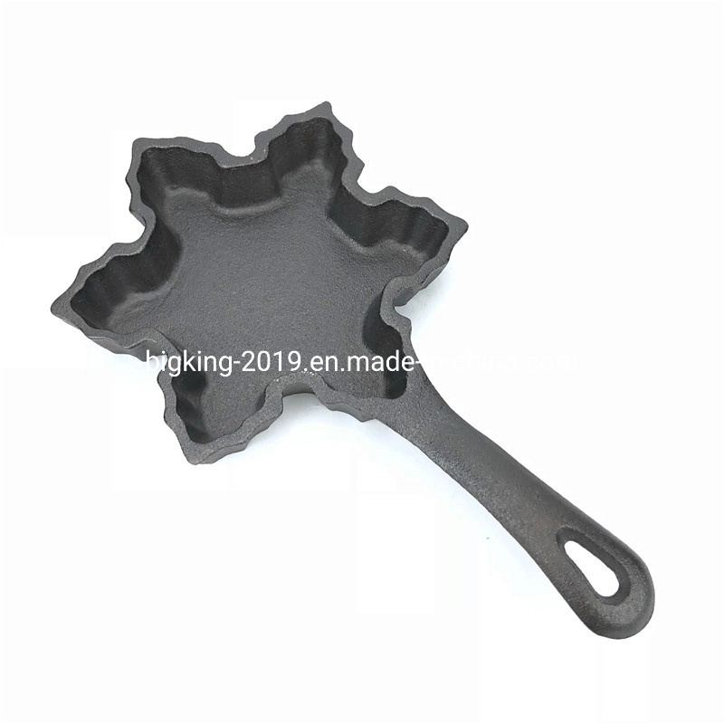 Kitchen Cooking Pre-Seasoned Cast Iron Mini Boots Shaped Fry Pan for Home Kitchen Use