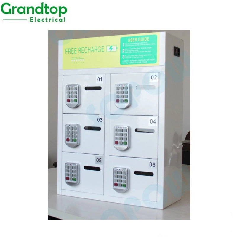 Touch Screen Coin Operated Public Cell Phone Charging Station Kiosk/Mobile Phone Charger Kiosk Station/Phone Charging Locker