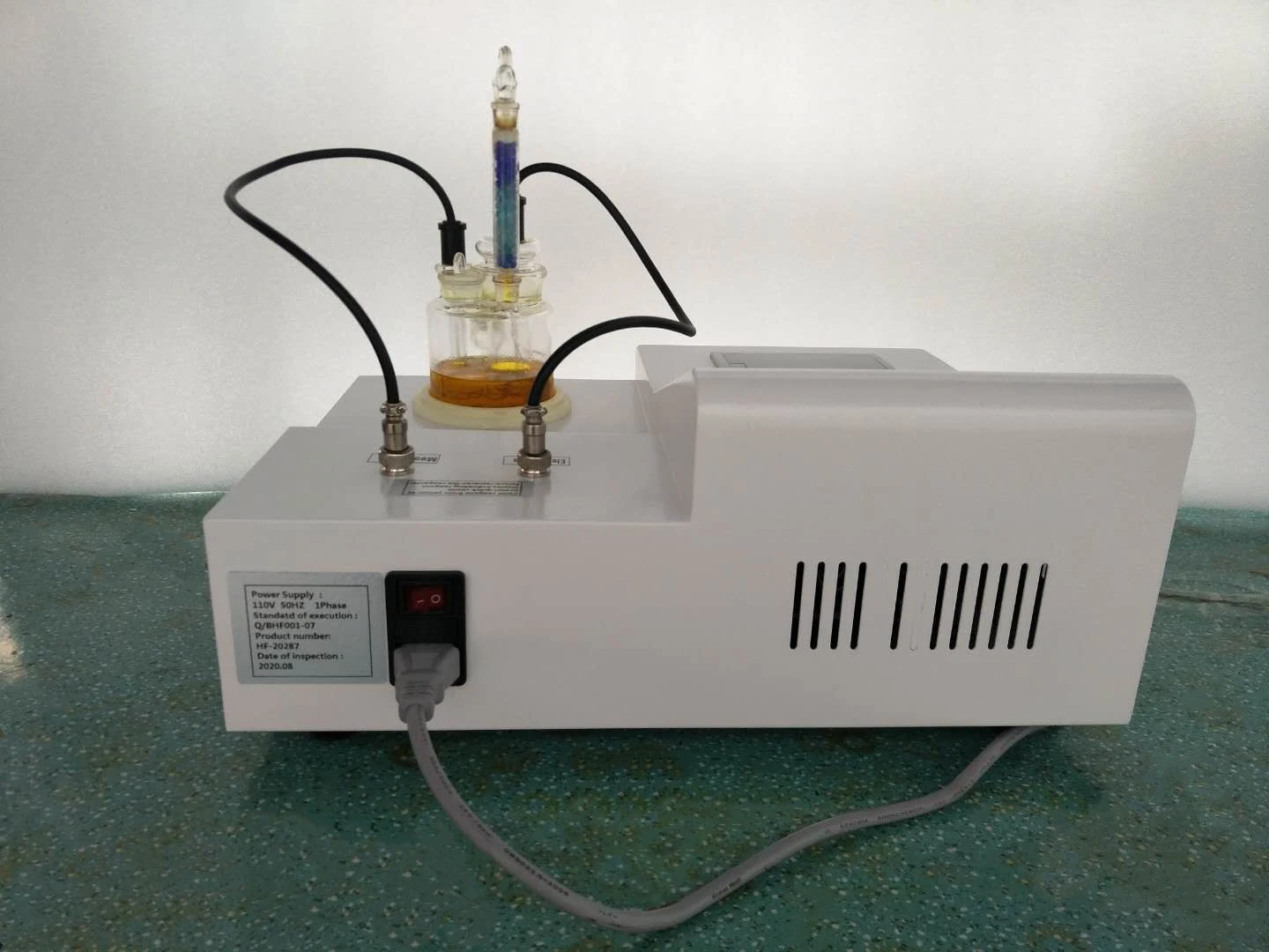 ASTM D1533 ASTM D1744 ASTM D6304 Laboratory Transformer Oil Coulometric Karl Fischer Water Content Tester