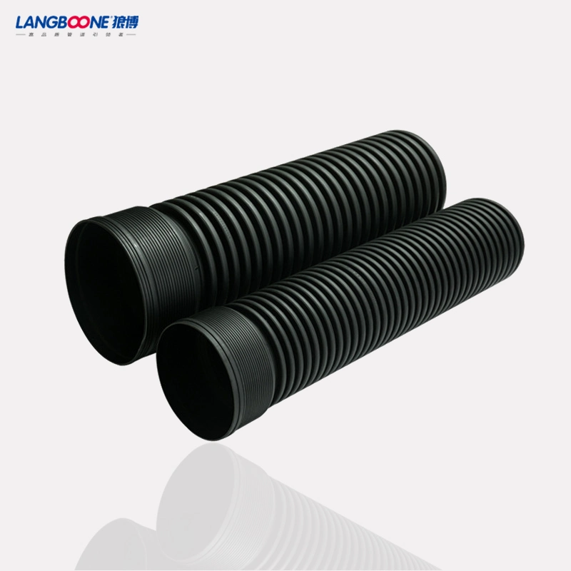 DN1100 Sn10 Double-Wall Corrugated HDPE Pipe with Twining Hollow for Reclaimed Water